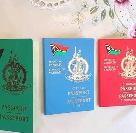 Вануату запускает 10-летние паспорта